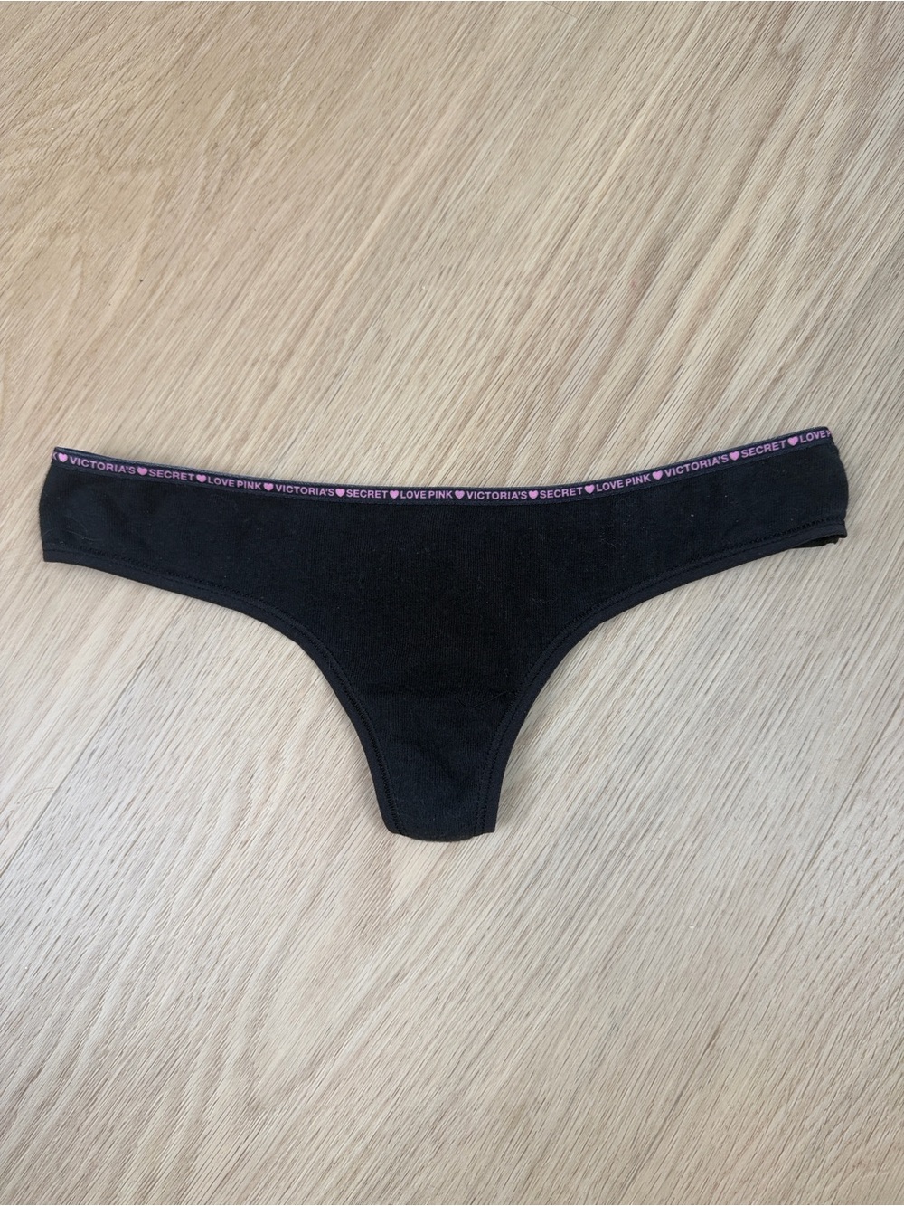 2006 Y2K Vintage PINK Victoria's Secret Low Rise Cotton Thong Panty XS
